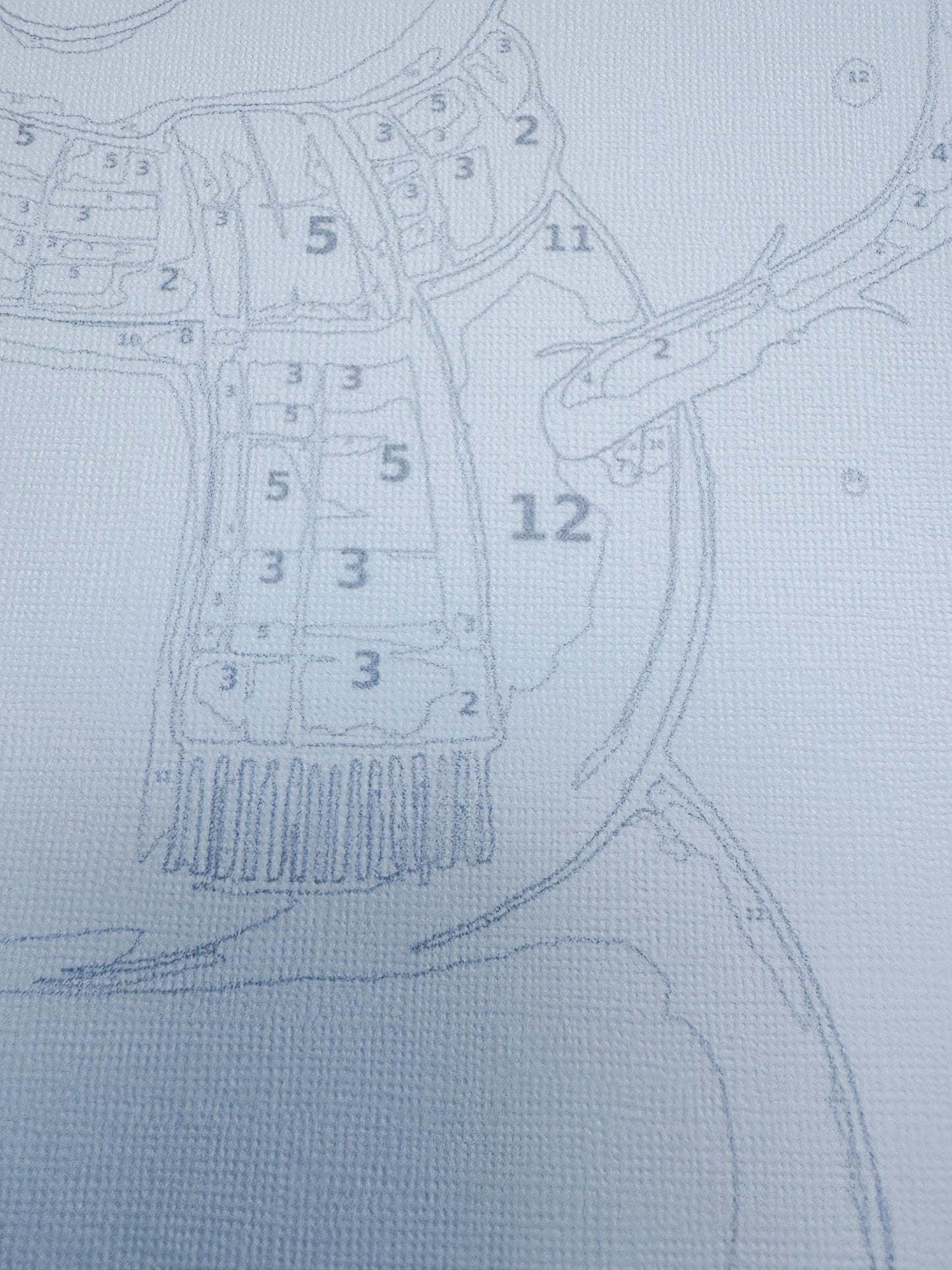 Snowman Paint-by-Numbers Kit