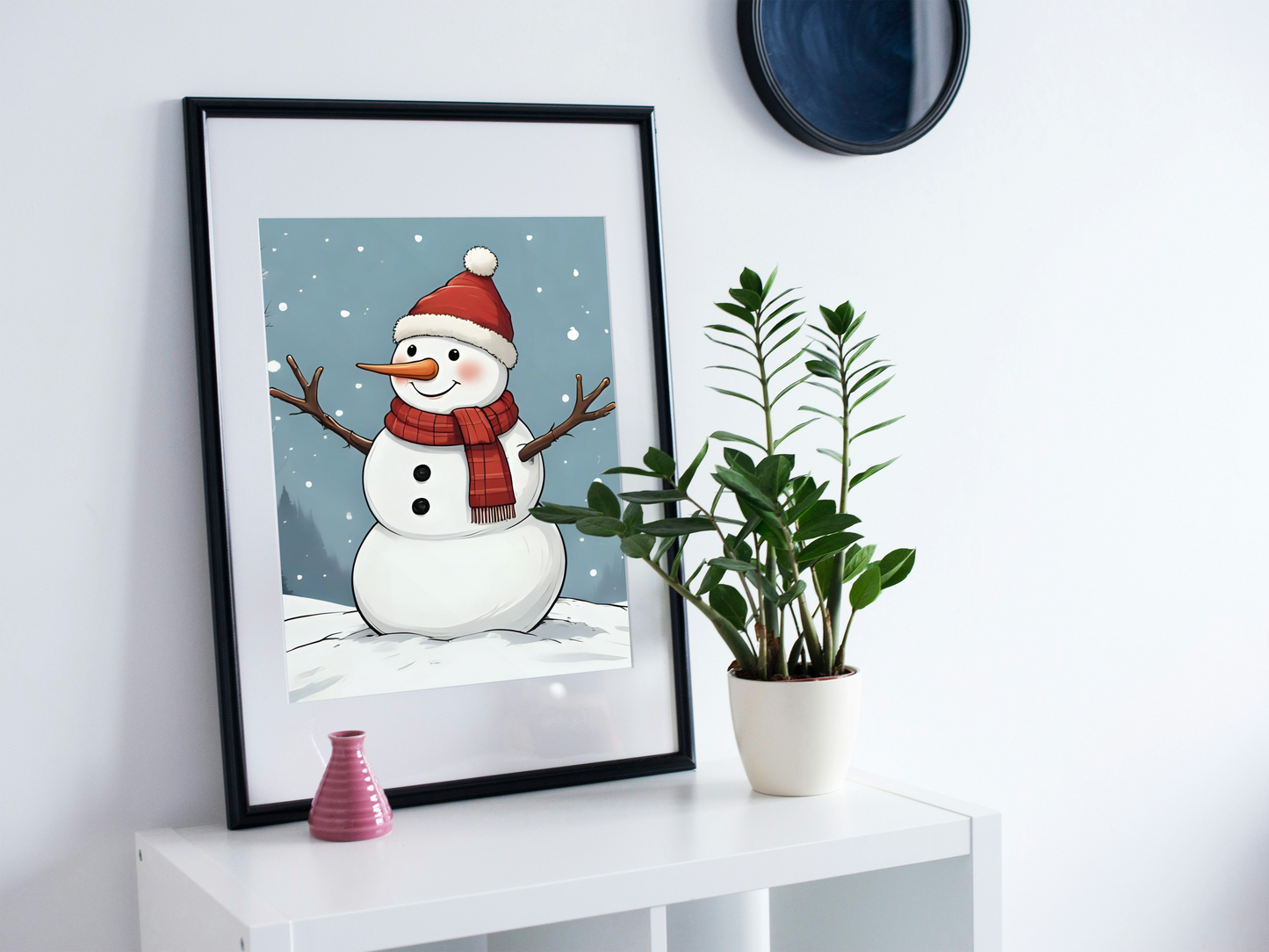 Snowman Paint-by-Numbers Kit
